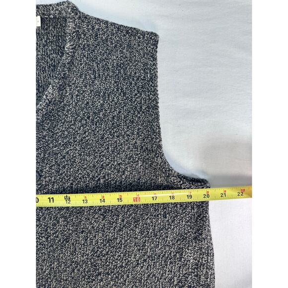 VTG J Crew Men's sz S 100% Wool Button Down Vest Comfort Classic Old Money 90s - Picture 7 of 8